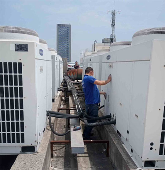 郏县中央空调制热和不制冷系统维修方法